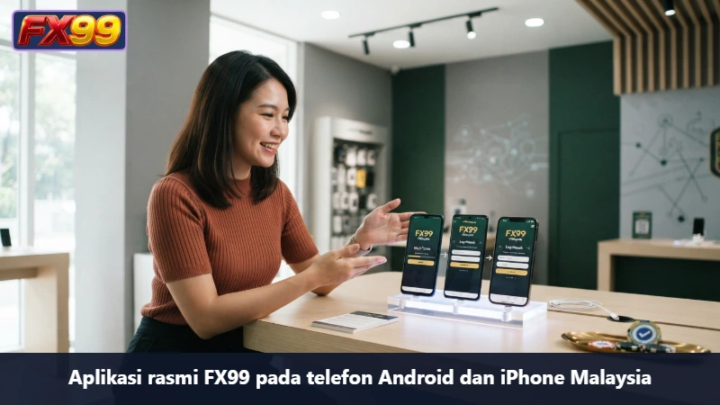 Aplikasi rasmi FX99 pada telefon Android dan iPhone Malaysia