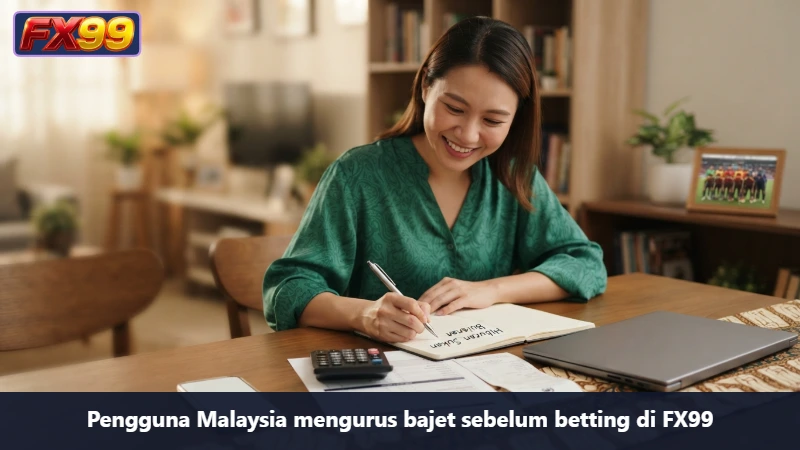 Pengguna Malaysia mengurus bajet sebelum betting di FX99