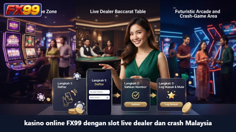 kasino online FX99 dengan slot live dealer dan crash Malaysia